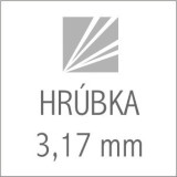 TLOUŠŤKA 3,17 mm